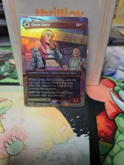 MTG: Gwen Stacy - 0202 - Borderless - Foil - Marvel's Spider-Man - Image 1