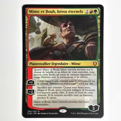 MINSC ET BOUH, HEROS ETERNELS MTG CLB - CARTE MAGIC THE GATHERING FR NEUF - Image 1