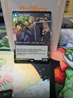 Eddie Brock (Borderless) (Foil) 0224 (M) MTG Marvel's Spider-Man (SPM) - Image 1