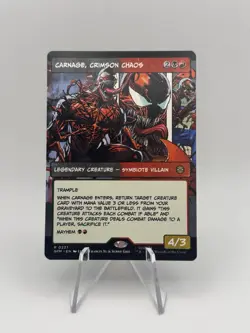 Carnage, Crimson Chaos (Borderless) 0227 (R) MTG Marvel's Spider-Man (SPM) - Image 1