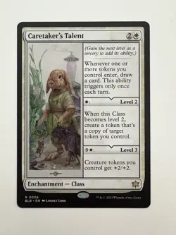 Caretaker’s Talent MTG Magic the Gathering Card NM Near Mint BLB - Image 1