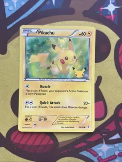 Pokemon Pikachu 26/83 - Excellent - Generations - 20th Anniversary - Stamped - Image 1