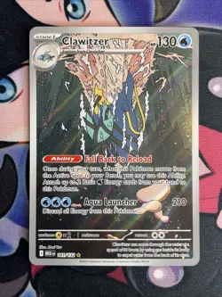 Clawitzer 141/132 Illustration Rare Pokemon Mega Evolution NM - Image 1
