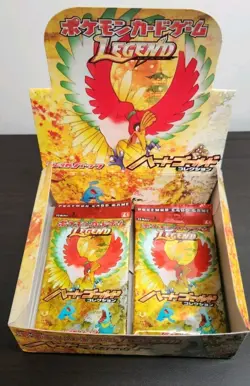 Pokemon Heart Gold Booster Sealed X2 And Empty Booster Box 1stEd Legend Japanese - Image 1