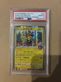 PSA10 Shibuya Pikachu Promo Pokemon Center 002/S-P - Image 1