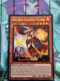 Yugioh 1x Fire King Courtier Ulcanix Ultra Rare MP25-EN262 2025 Mega-Pack 1st Ed - Image 1