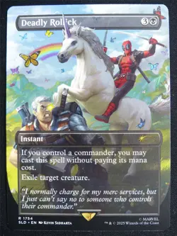 Deadly Rollick Borderless - SLD - Mtg Card #4OO - Image 1