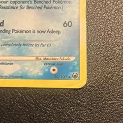 Pokemon TCG Glaceon Holo Rare Card 20/100 Majestic Dawn LP - Image 3