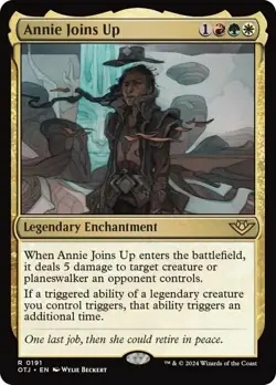 Mint/Near-Mint, English - 1 x MTG Annie Joins Up Outlaws of Thunder Junction - Image 1
