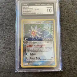 2005 Pokemon Delta Species Starmie #15 Reverse Holo CGC 10 - Image 1