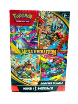Pokemon TCG Mega Evolution Booster Bundle Sealed 6 Packs IN HAND - Image 1