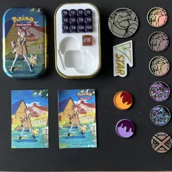 Pokemon TCG Yamper Mini Tin, Storage & Accessories insert, Dice, Coins & markers - Image 1