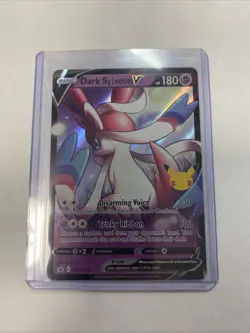 Pokemon TCG Dark Sylveon v SWSH134 Black Star Promos Celebrations Holo - Image 1