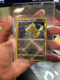 Pokemon TCG Radiant Jirachi Card 120/195 Swsh12: Sword & Shield Silver Tempest - Image 1