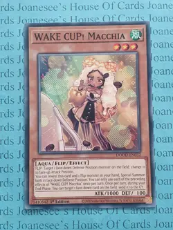 DOOD-EN032 WAKE CUP! Macchia Yu-Gi-Oh Card 1st Edition New - Image 1