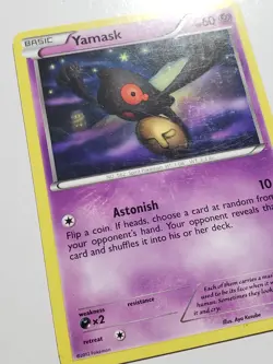 Yamask 51/108 LP - Dark Explorers Pokemon Card - Aya Kusube Art - Image 2