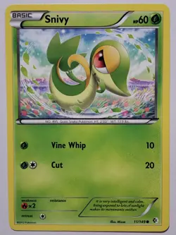 Snivy 11/149 VLP Boundaries Crossed Pokemon Card - $2 Combined Ship - Mizue Art - Image 1