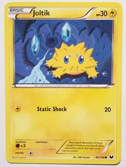 Joltik 42/108 VLP / NM - Dark Explorers Pokemon Card - Miki Tanaka Art - Image 1