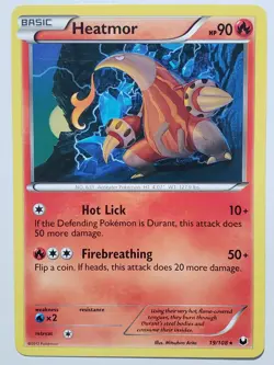 Heatmor 19/108 LP / VLP - Dark Explorers Pokemon Card - Mitsuhiro Arita Art - Image 1