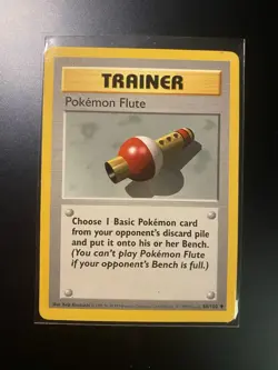 Pokemon Flute - 86/102 - Base Set - Pokemon Card D1 - Image 1