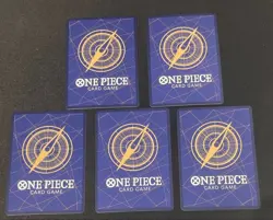 Five Elders Alt Art Red Text Set Carrying on His Will One Piece Card Japanese JP - Image 2