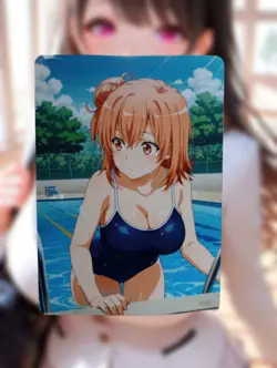 Yui Yuigahama Oregairu Anime Waifu Sexy Goddess Doujin Lewd Hentai Card - Image 1