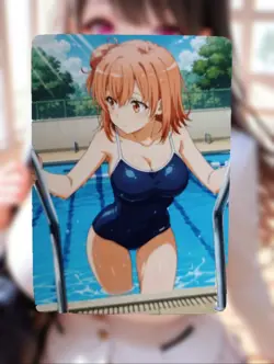 Yui Yuigahama Oregairu Anime Waifu Sexy Goddess Doujin Lewd Hentai Card - Image 1
