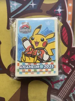 Pokemon 2025 Anaheim Competitor 65 Card Sleeves - World Championships - Image 1