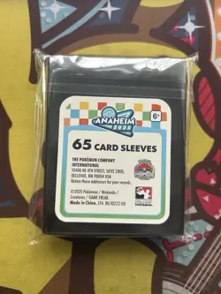 Pokemon 2025 Anaheim Competitor 65 Card Sleeves - World Championships - Image 2