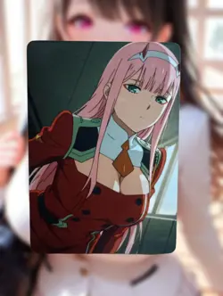 Zero Two Darling in the Franxx Anime Waifu Sexy Goddess Doujin Lewd Hentai Card - Image 1