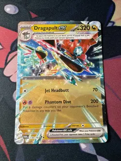 Pokemon Holo Dragapult EX Twilight Masquerade Card 130/167 NM/M Condition - Image 1