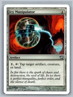 Magic The Gathering 9th Edition Icy Manipulator #299/350 MTG TCG CCG Ninth - Image 1
