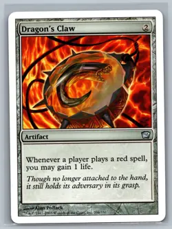 Magic The Gathering 9th Edition Dragon's Claw #296/350 MTG TCG CCG Ninth - Image 1