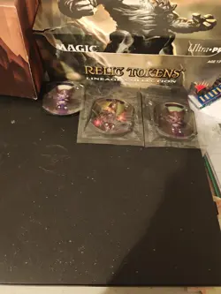 MTG Relic Tokens, Ultra Pro, Lot Of Three Liliana. 2x Foil, One Steve Argyle. - Image 2