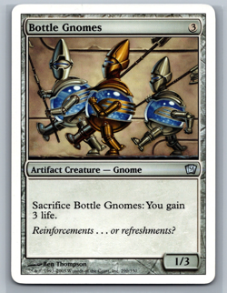 Magic The Gathering 9th Edition Bottle Gnomes #290/350 MTG TCG CCG Ninth - Image 1