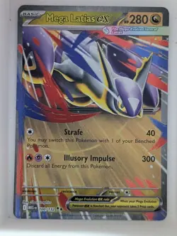 Mega Latias ex 100/132 Pokemon Mega Evolution English Double Rare - Image 1