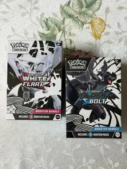 Pokemon Black Bolt & White Flare Booster Bundle IN HAND (Set Of 2) SEALED - Image 1
