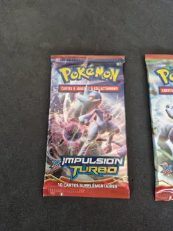 Lot 3 x Booster Pokemon Impulsion Turbo Mega Mewtwo X Y Demolosse Neuf Scelle FR - Image 2