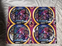 4 Pokemon TCG Hoopa V Box NEW Sealed Evolving Skies Fusion Strike Vivid Voltage - Image 1