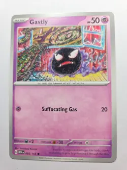 Gastly 092/165 Sv: Scarlet And Violet 151 Common Non Holo Near Mint Pokemon Tcg - Image 1