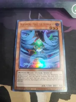 YuGiOh! Blackwing - Gale the Whirlwind - BLCR-EN056 - Ultra Rare - 1st Ed. NM - Image 1