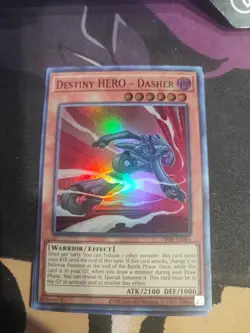 Yugioh Destiny HERO - Dasher OP18-EN004 Super Rare NM - Image 1