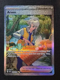 Pokemon TCG Arven Scarlet & Violet Base Set Holo Card 249/198 LP Condition - Image 1