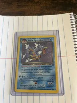Dark Gyarados PreRelease 8/82 Promo Holo Team Rocket Pokemon Card - Image 1