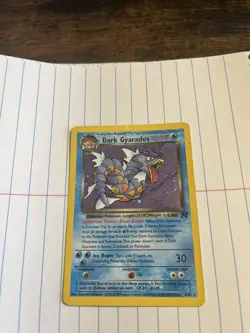 Dark Gyarados PreRelease 8/82 Promo Holo Team Rocket Pokemon Card - Image 3