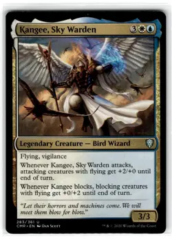 MTG Magic The Gathering Kangee Sky Warden Uncommon Moderately Played - Image 1