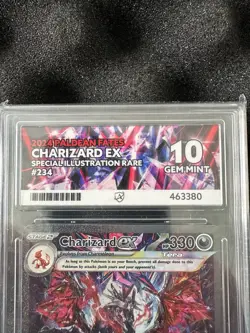 Charizard EX SIR Paldean Fates - ACE 10 GEM MINT Perfect Subgrades -Pokemon Rare - Image 3