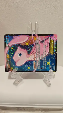 Mew EX RC24 Pokemon Legendary Treasures BLACK WHITE FULL ART POKEMON 2013 MINT - Image 2