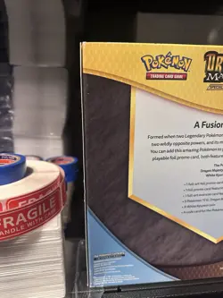 Pokemon Dragon Majesty Special Collection White Kyurem GX Factory Damaged Box - Image 5