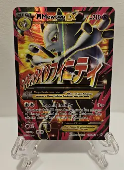 M Mewtwo EX #160 Pokemon BREAKthrough XY FULL ART POKEMON 2016 MINT - Image 1